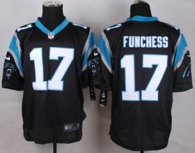 Wholesale Cheap Nike Panthers #17 Devin Funchess Black Team Color Men\'s Stitched NFL Elite Jersey