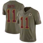 Wholesale Cheap Nike Redskins #11 Alex Smith Olive Youth Stitched NFL Limited 2017 Salute to Service Jersey