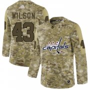 Wholesale Cheap Adidas Capitals #43 Tom Wilson Camo Authentic Stitched NHL Jersey