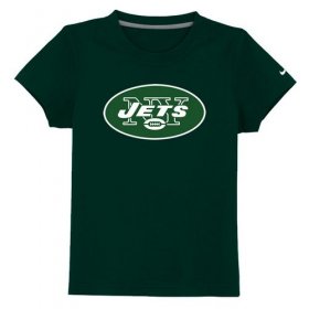 Wholesale Cheap New York Jets Authentic Logo Youth T-Shirt Dark Green