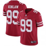 Wholesale Cheap Nike 49ers #99 Javon Kinlaw Red Team Color Men's Stitched NFL Vapor Untouchable Limited Jersey