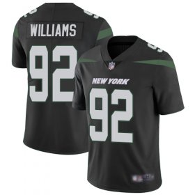 Wholesale Cheap Nike Jets #92 Leonard Williams Black Alternate Men\'s Stitched NFL Vapor Untouchable Limited Jersey