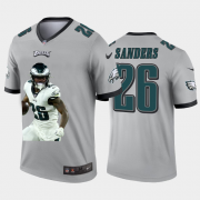 Cheap Philadelphia Eagles #26 Miles Sanders Nike Team Hero 2 Vapor Limited NFL Jersey Grey
