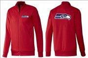 Wholesale Cheap NFL Seattle Seahawks Team Logo Jacket Red