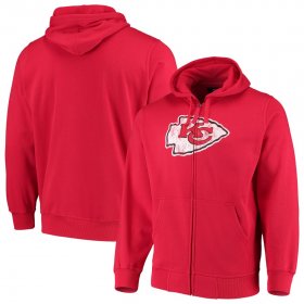 Wholesale Cheap Kansas City Chiefs G-III Sports by Carl Banks Primary Logo Full-Zip Hoodie Red