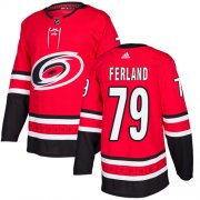 Wholesale Cheap Adidas Hurricanes #79 Michael Ferland Red Home Authentic Stitched NHL Jersey