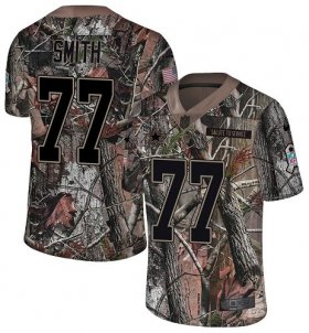 Wholesale Cheap Nike Cowboys #77 Tyron Smith Camo Youth Stitched NFL Limited Rush Realtree Jersey