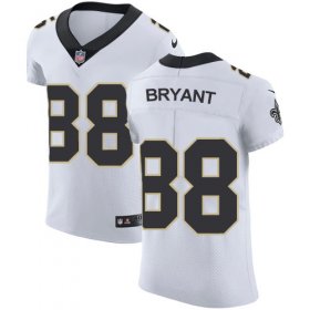 Wholesale Cheap Nike Saints #88 Dez Bryant White Men\'s Stitched NFL Vapor Untouchable Elite Jersey