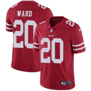 Wholesale Cheap Nike 49ers #20 Jimmie Ward Red Team Color Men's Stitched NFL Vapor Untouchable Limited Jersey