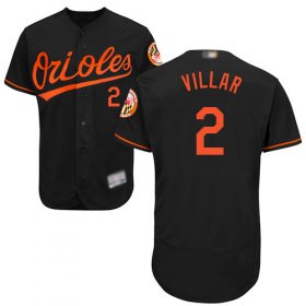 Wholesale Cheap Orioles #2 Jonathan Villar Black Flexbase Authentic Collection Stitched MLB Jersey