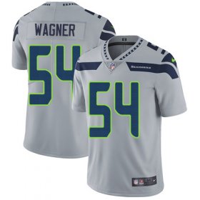 Wholesale Cheap Nike Seahawks #54 Bobby Wagner Grey Alternate Men\'s Stitched NFL Vapor Untouchable Limited Jersey