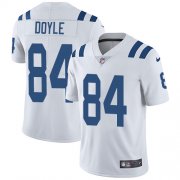 Wholesale Cheap Nike Colts #84 Jack Doyle White Men's Stitched NFL Vapor Untouchable Limited Jersey