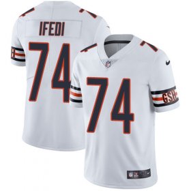 Wholesale Cheap Nike Bears #74 Germain Ifedi White Men\'s Stitched NFL Vapor Untouchable Limited Jersey