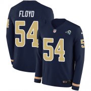 Wholesale Cheap Nike Rams #54 Leonard Floyd Navy Blue Team Color Men's Stitched NFL Limited Therma Long Sleeve Jersey