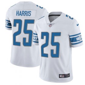 Wholesale Cheap Nike Lions #25 Will Harris White Men\'s Stitched NFL Vapor Untouchable Limited Jersey