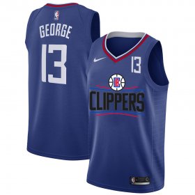 Wholesale Cheap Clippers 13 Paul George White Nike Number Swingman Jersey