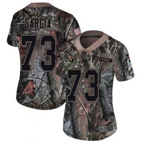 Wholesale Cheap Nike Cardinals #73 Max Garcia Camo Women\'s Stitched NFL Limited Rush Realtree Jersey