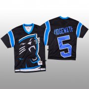 Wholesale Cheap NFL Carolina Panthers #5 Teddy Bridgewater Black Men's Mitchell & Nell Big Face Fashion Limited NFL Jersey