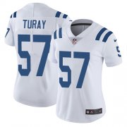 Wholesale Cheap Nike Colts #57 Kemoko Turay White Women's Stitched NFL Vapor Untouchable Limited Jersey