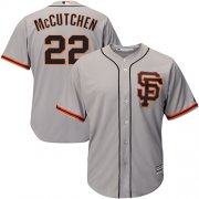 Wholesale Cheap Giants #22 Andrew McCutchen Grey New Cool Base Road 2 Stitched MLB Jersey