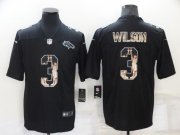 Wholesale Cheap Men's Denver Broncos #3 Russell Wilson 2019 Black Statue Of Liberty Stitched NFL Nike Limited Jersey