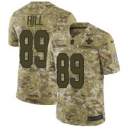 Wholesale Cheap Nike Saints #89 Josh Hill Camo Men's Stitched NFL Limited 2018 Salute To Service Jersey