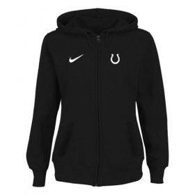 Wholesale Cheap Women\'s Indianapolis Colts Stadium Rally Full Zip Hoodie Black