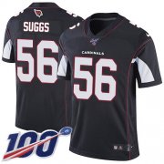 Wholesale Cheap Nike Cardinals #56 Terrell Suggs Black Alternate Men's Stitched NFL 100th Season Vapor Limited Jersey