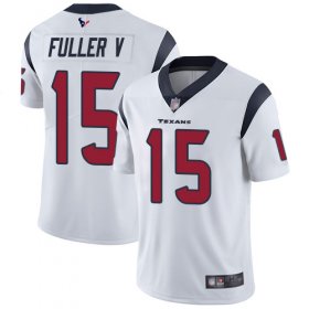 Wholesale Cheap Nike Texans #15 Will Fuller V White Men\'s Stitched NFL Vapor Untouchable Limited Jersey