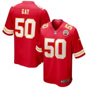 Cheap Men's Kansas City Chiefs #50 Willie Gay Jr. Red Vapor Untouchable Limited Stitched Football Jersey
