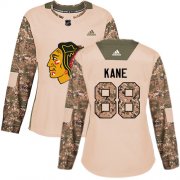 Wholesale Cheap Adidas Blackhawks #88 Patrick Kane Camo Authentic 2017 Veterans Day Women's Stitched NHL Jersey