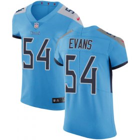Wholesale Cheap Nike Titans #54 Rashaan Evans Light Blue Alternate Men\'s Stitched NFL Vapor Untouchable Elite Jersey