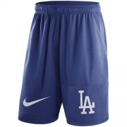 Wholesale Cheap Men's Los Angeles Dodgers Nike Royal Dry Fly Shorts
