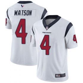 Wholesale Cheap Nike Texans #4 Deshaun Watson White Men\'s Stitched NFL Vapor Untouchable Limited Jersey