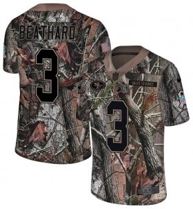 Wholesale Cheap Nike 49ers #3 C.J. Beathard Camo Men\'s Stitched NFL Limited Rush Realtree Jersey