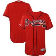 Wholesale Cheap Braves Blank Red Flexbase Authentic Collection Stitched MLB Jersey