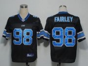 Wholesale Cheap Lions #98 Nick Fairley Black Stitched NFL Jersey