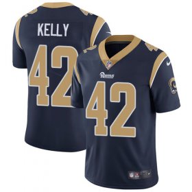 Wholesale Cheap Nike Rams #42 John Kelly Navy Blue Team Color Men\'s Stitched NFL Vapor Untouchable Limited Jersey