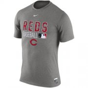 Wholesale Cheap Cincinnati Reds Nike 2016 AC Legend Team Issue 1.6 T-Shirt Gray