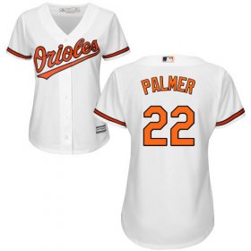 Wholesale Cheap Orioles #22 Jim Palmer White Home Women\'s Stitched MLB Jersey
