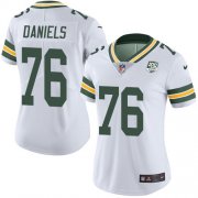 Wholesale Cheap Nike Packers #76 Mike Daniels White Women's 100th Season Stitched NFL Vapor Untouchable Limited Jersey