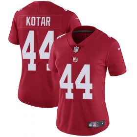 Wholesale Cheap Nike Giants #44 Doug Kotar Red Alternate Women\'s Stitched NFL Vapor Untouchable Limited Jersey