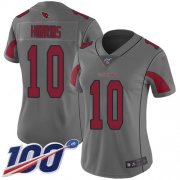 Wholesale Cheap Nike Cardinals #10 DeAndre Hopkins Silver Women's Stitched NFL Limited Inverted Legend 100th Season Jersey