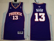Wholesale Cheap Men's Phoenix Suns #13 Steve Nash Purple Stitched NBA Adidas Revolution 30 Swingman Jersey