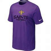 Wholesale Cheap Nike New Orleans Saints Big & Tall Critical Victory NFL T-Shirt Purple