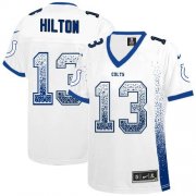 Wholesale Cheap Nike Colts #13 T.Y. Hilton White Women's Stitched NFL Elite Drift Fashion Jersey
