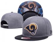 Wholesale Cheap NFL Los Angeles Rams Team Logo Snapback Adjustable Hat