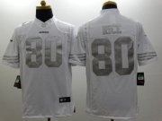Wholesale Cheap Nike 49ers #80 Jerry Rice White Men's Stitched NFL Limited Platinum Jersey
