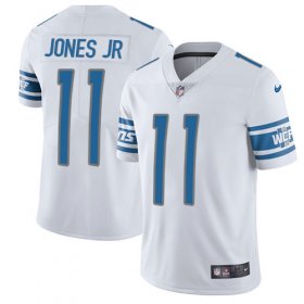 Wholesale Cheap Nike Lions #11 Marvin Jones Jr White Men\'s Stitched NFL Vapor Untouchable Limited Jersey