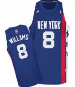 Wholesale Cheap New Jersey Nets #8 Deron Williams ABA Hardwood Classic Blue Swingman Jersey